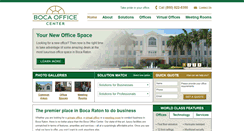 Desktop Screenshot of bocaofficecenter.com
